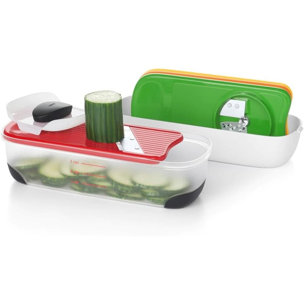 Good Grips Spiralize Grate & Slice Set, Multi color - Picture 3 of 9
